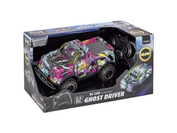 Revell Control 24684 Ghost Driver 1:22 RC-modellbil, startmodell med lys