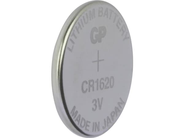 Gp cr1620 knapcelle batteri stk.