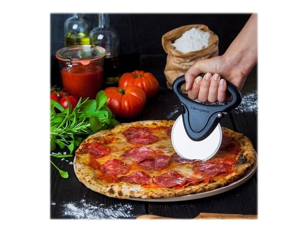 Microplane Specialty Series - Pizzakutter - 13 x 2.5 x 16.5 cm - svart