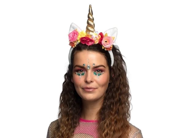 Unicorn headband with Roses