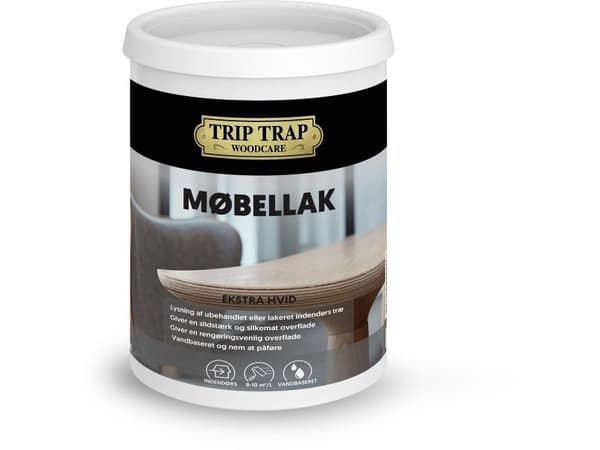 Trip Trap Møbellak, ekstra hvid (tidligere Interiør)