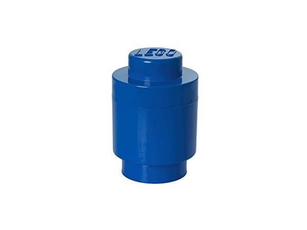 LEGO Storage Brick 1 Round - Lagerboks - blå