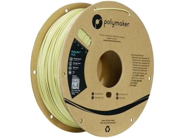Polymaker PolyLite PLA 1 kg 1,75 mm - brunlig lys