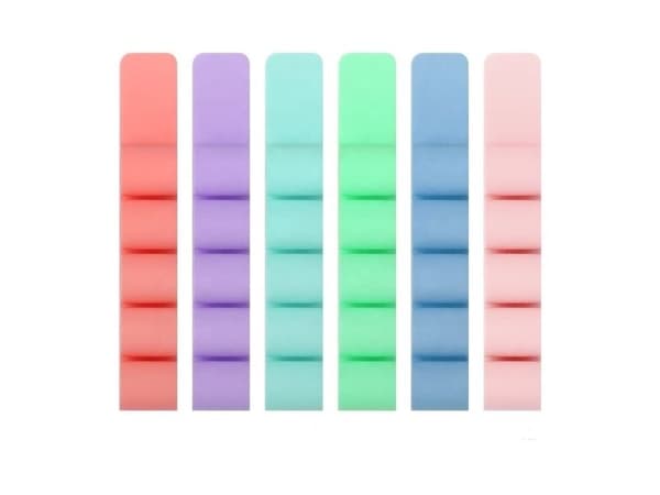 Kontorskalender i silikon - rosa