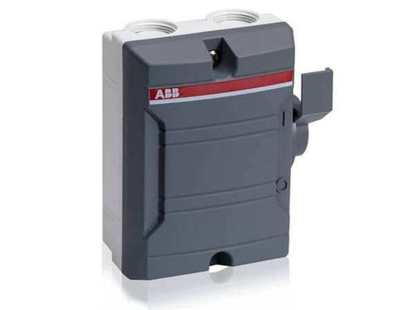 ABB BWS316FTPN, Kabel, 3P, Plast, Grå, 111 mm, 60 mm