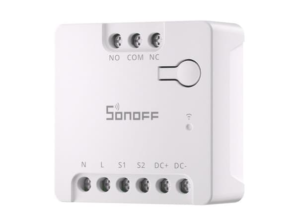 SONOFF MINI-D Smart WiFi Matter-switch (AC/DC 12-48V, potentialfri kontakt)