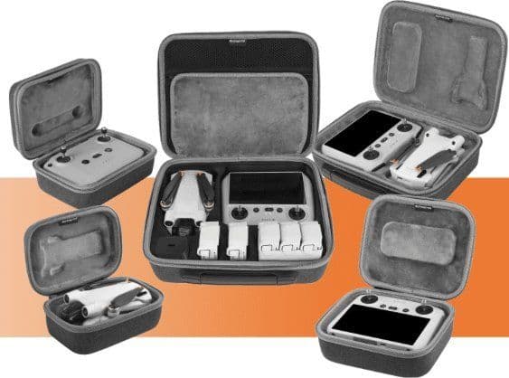 BRDRC hardcase etui til DJI Mini 3 / 3 Pro RC-N1