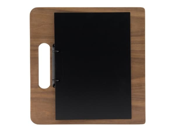 Securit® A4 WALNUT CHOPPING BOARD menuholder