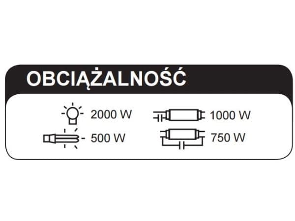 Zamel Surface mounted twilight switch with 230V AC probe IP65 WZH-01