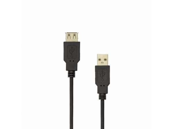 SBOX USB-1025, 5 m, USB A, USB A, USB 2.0, 0,48 Gbit/s, Sort