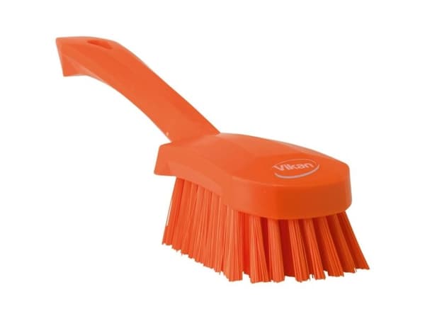 Håndbørste, Vikan, 27x7x8,5cm, orange, polyester/PP/rustfrit stål