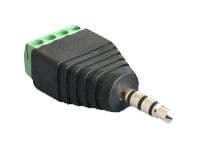 DeLOCK 65453, 3.5mm, 4pin, Musta, Vihreä