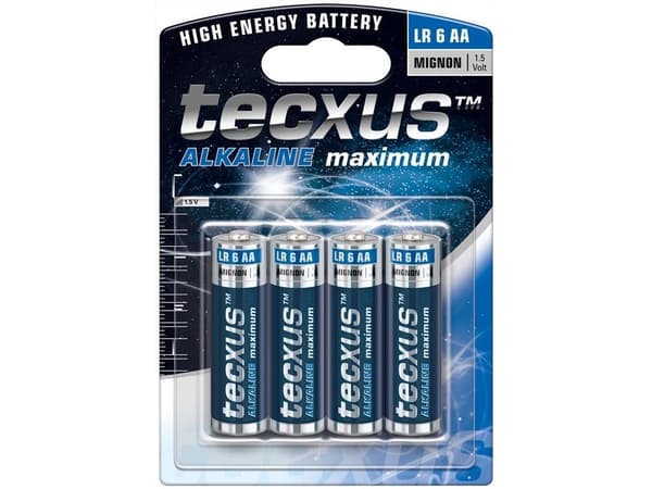 tecxus Mignon LR 6 AA - Batteri 4 x AA-typ - alkaliskt