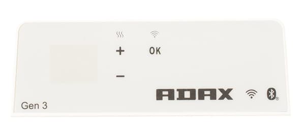 Adax WT3 termostat, wifi, bluetooth, 230/400V, hvid