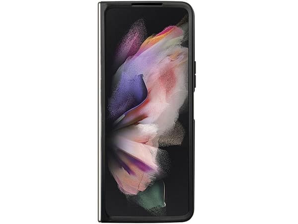 Guess glitter script-skal för Samsung Galaxy Z Fold 5 - svart