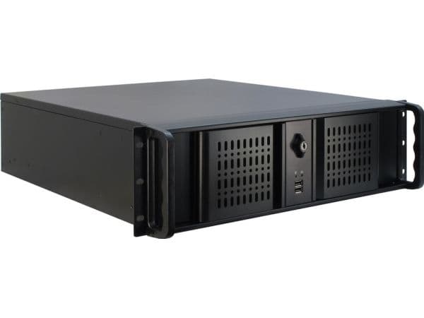Inter-Tech IPC 3U-3098-S - Rack-monterbar 3U - ATX - ingen strømforsyning (ATX) - USB