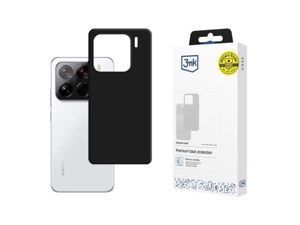3MK etui 3MK Silicone Case til Xiaomi 15, sort