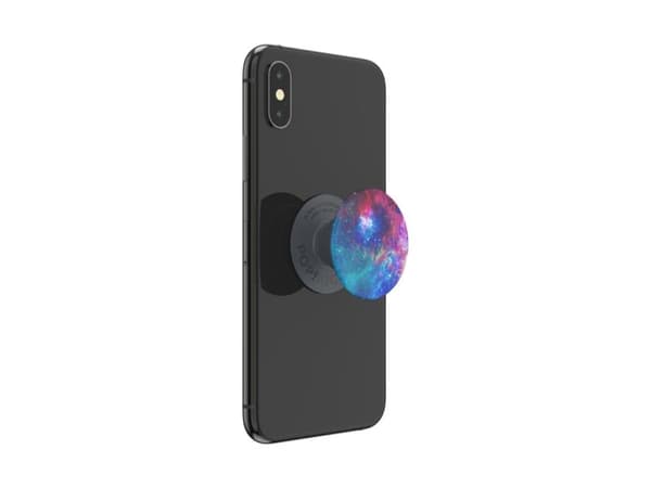 PopSockets PopGrip Basic - Fingergrepp/vikbart ställ för mobiltelefon - Nebula Ocean