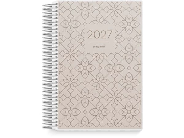 Dagbok/kalender med 4 illustrationer PP-plast 2027