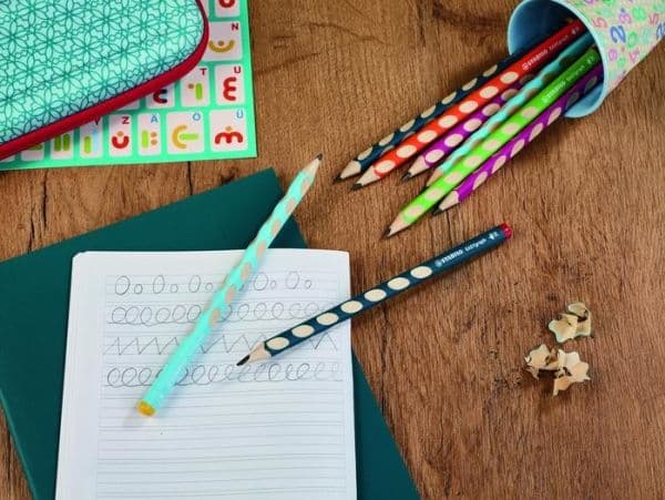 STABILO EASYgraph, HB, Petrol colour, Trä, Triangulär, Skola, Tjeckien, CE