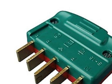Stikprop s16 440v 3p+n+j lige. rød/grøn han