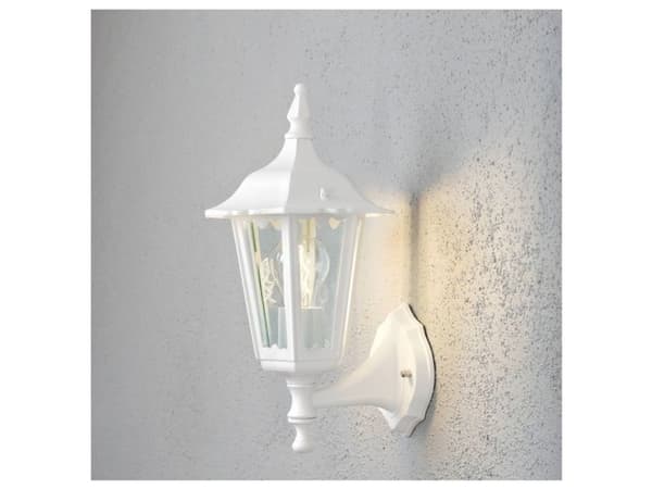 Konstsmide Firenze 7232-250 utendørs veggbelysning E27 60 W hvit