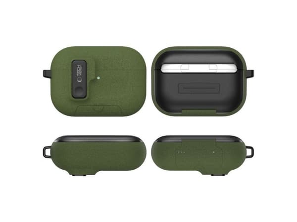 Tech-Protect Slim Hook etui til AirPods Pro 3 - grønn