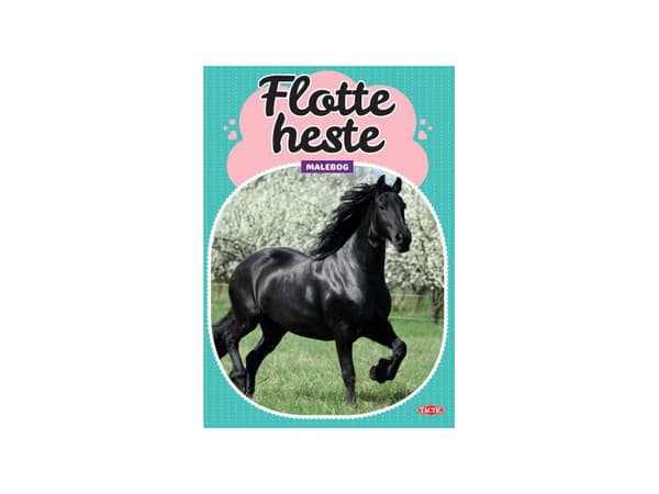 Tactic Stora hästar målarbok