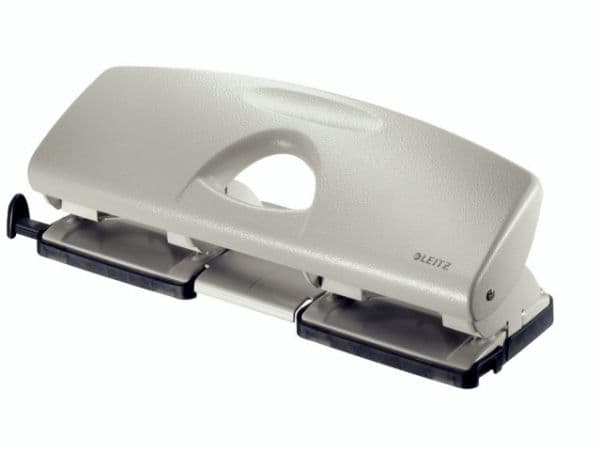 Hullemaskin Leitz 5022, 4-hulls 16 ark Grå