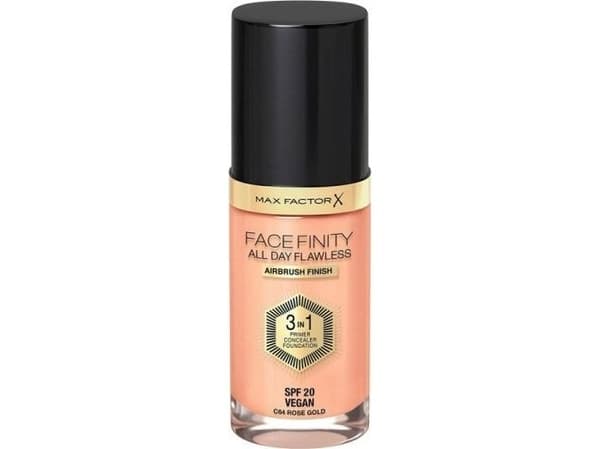 MAX FACTOR FACEFINITY All Day Flawless 3in1 Foundation No. C64 Rose Gold 30ml