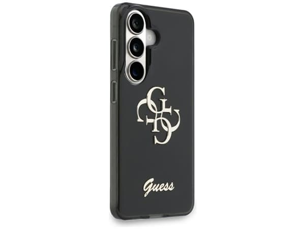 Guess IML Big Metal 4G Script case for Samsung Galaxy S26 - black