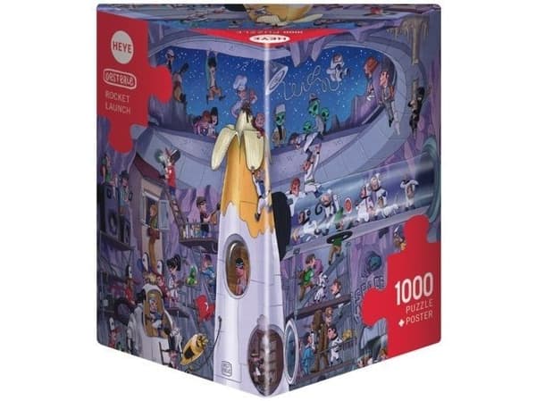 Heye Rocket Launch Jigsaw puzzle 1000 pc(s) Comics