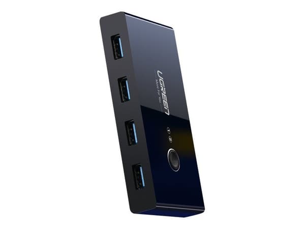 Ugreen - USB-växel - 4 x SuperSpeed USB 3.0 - skrivbordsmodell