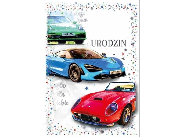 Carnet DK-1227 bursdag (utskiftbare siffer)