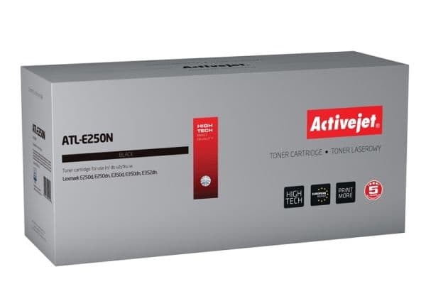 Activejet ATL-E250N, 3500 sidor, Svart, 1 styck