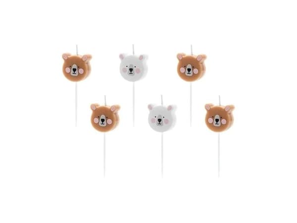PartyDeco SCS-11, Ljus, Multifärg, 6 styck
