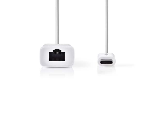Valueline - Nettverksadapter - USB-C - Gigabit Ethernet x 1 - hvit