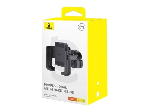 Baseus GoTrip sykkelholder for telefon (svart)