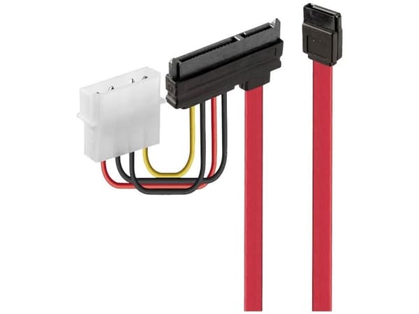 Lindy SATA Cable - Combined Data & Power, 0,3 m