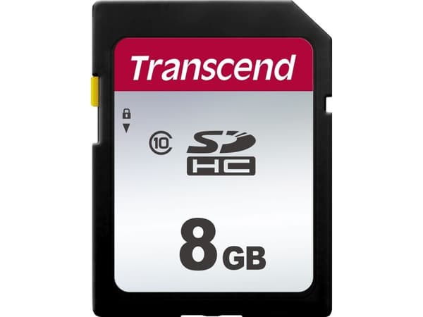 Transcend 300S - Flash-minneskort - 8 GB - Class 10 - SDHC