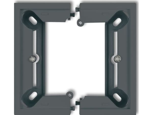 Karlik DECO Single surface-mounted box, folded DECO graphite mat 28DPU-1