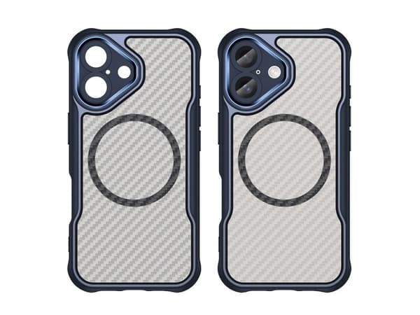 Leading Series MagSafe silikonskal för iPhone 16 Plus - blå