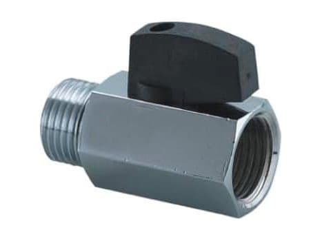 GUSTAVSBERG Securex forkromet kuglehane 1/2" muffe/nippel med greb & kontraventil
