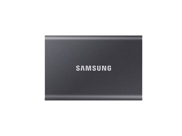 4 TB SSD Samsung Portable T7 Gen2 USB3.2 Titan grå