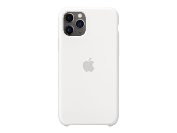Apple - Skydd för mobiltelefon - silikon - vit - för iPhone 11 Pro