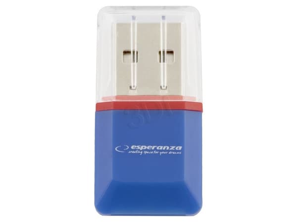 Esperanza EA134B - Kortleser (TransFlash, microSD, microSDHC) - USB 2.0