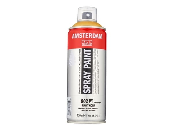 Amsterdam sprayfärg Light Gold 802