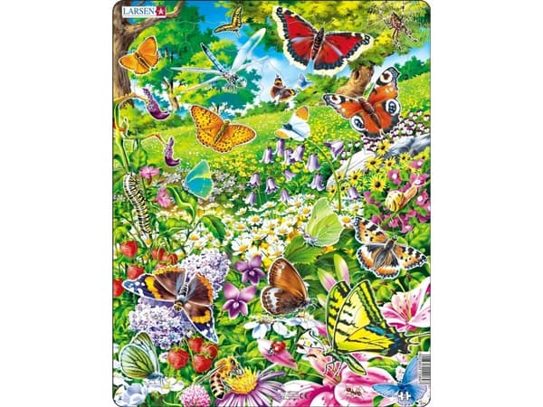 Palapeli Perhoset – 42 palaa, Maxi (36,5 x 28,5 cm)