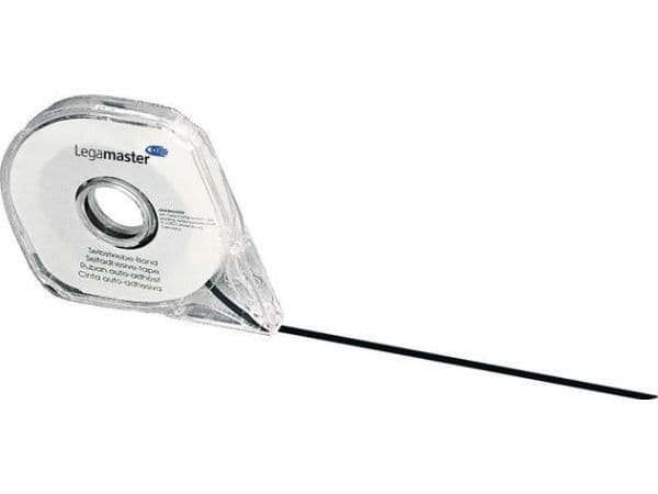 Inddelingstape Legamaster®, 2,5 mm x 16 m, sort
