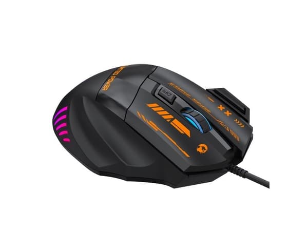 Wozinsky WMGK-1179W Wired Optical Gaming Mouse 7200 DPI with Backlight - Black